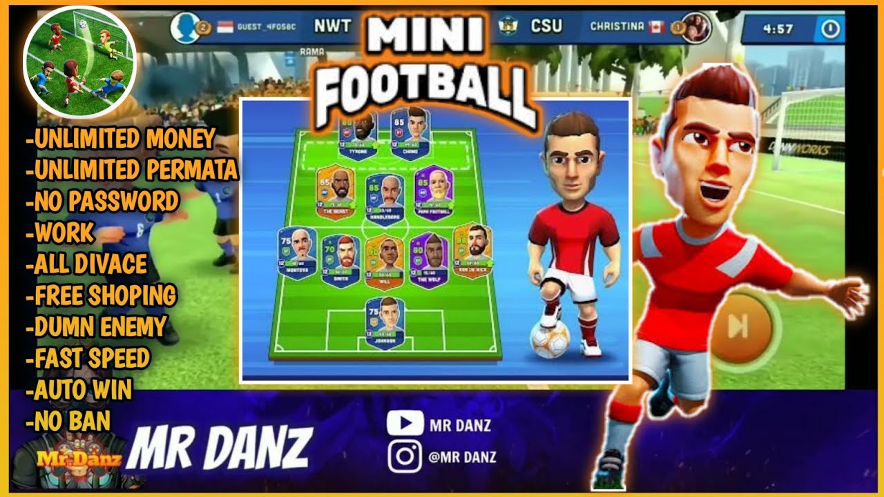 Download Mini Soccer Star Mod Apk 0.61 (Unlimited Money) for Android iOs