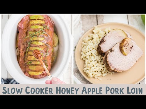 Slow Cooker Honey Apple Pork Loin