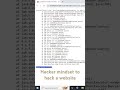 Hacker mindset to hack a website #hackingtutorial #informationdisclosure#learnhacking