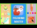 Coloring Match Gameplay Walkthrough | iOS & Android | by Supersonic Studios