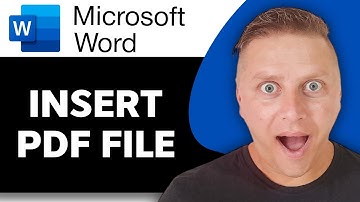 How to Insert PDF File in Word | Word Tutorial 2025