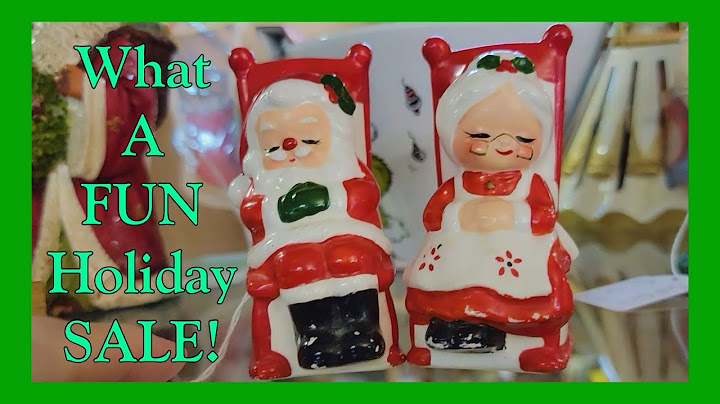 CHRISTMAS SHOPPING @ The Pink Squirrel in Wisconsin! Fab Prices on All Holiday Décor +Relaxing Music