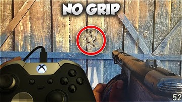 how i have little to NO RECOIL WITHOUT GRIP on COD WW2 w/ CONTROLLER CAM! (PS4/XBOX ONE Controller)