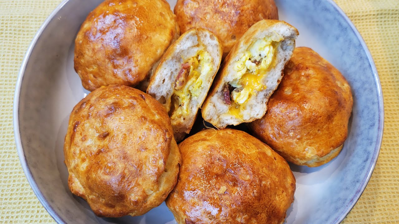 Air Fryer Breakfast Biscuit Bombs YouTube