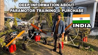 Deep information about Paramotor Training & purchase in India(full detailed video) paramotor india