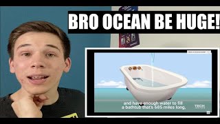 This Incredible Animation Shows How Deep The Ocean Really Is || Reaction!