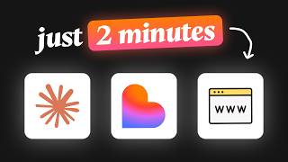 How I build my landing page in 2 minutes