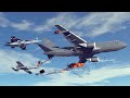 Airplane Crashes & Shootdowns #35 Feat. More Aerial Refueling with KC-46 Pegasus | Besiege