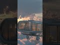Futuristic Micro Home Floating on an Island in the Sky