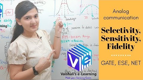 L 31 | Selectivity, Sensitivity, Fidelity | Analog Communication | GATE | Communication System