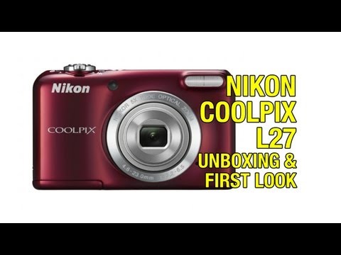 Nikon Coolpix L27 Digital Camera Unboxing & First Look