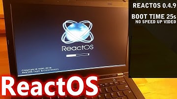 ReactOS on real hardware ThinkPad T430s & some games