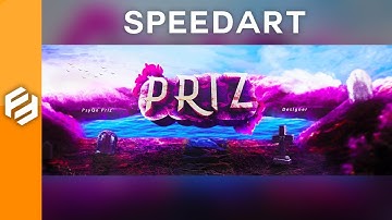 #PSYDRC PsyQo Priz Manipulation Header ► Speedart (Photoshop + C4D)