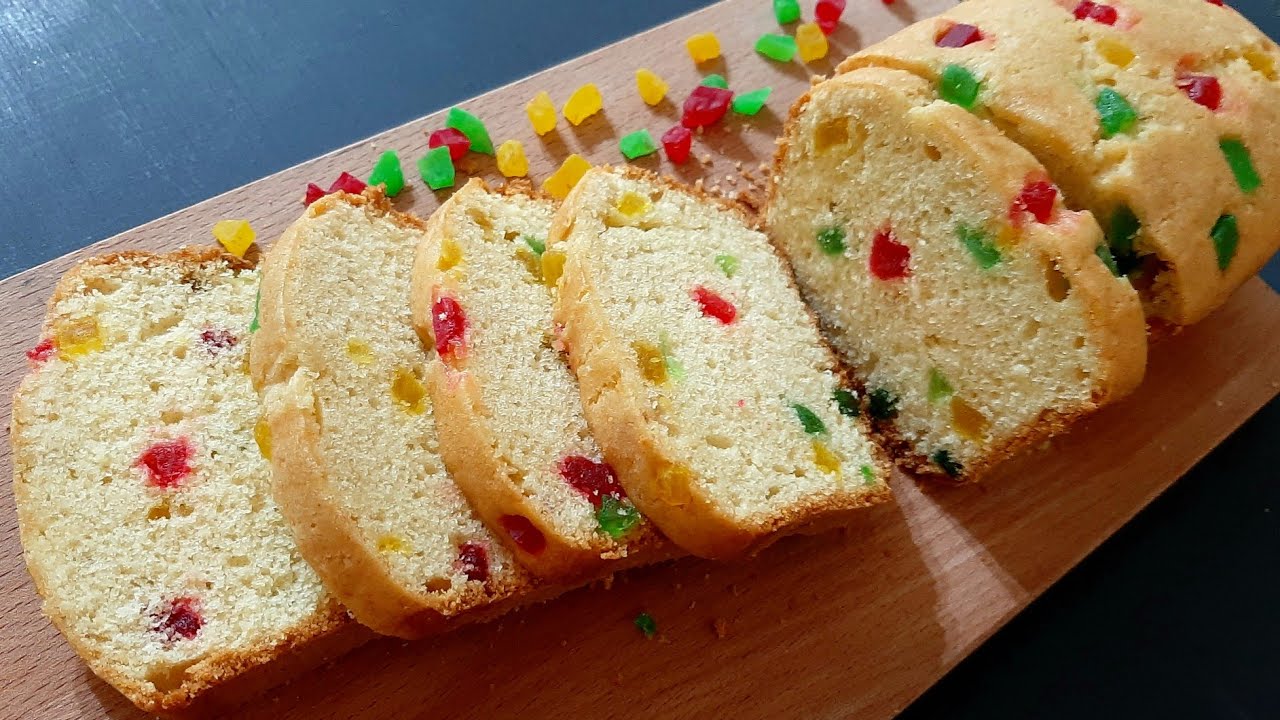 كيكة بالفواكه المجففة او الزبيب بدون مضرب كهربائي وانجح وصفة لثبات الفواكه داخل الكيكة