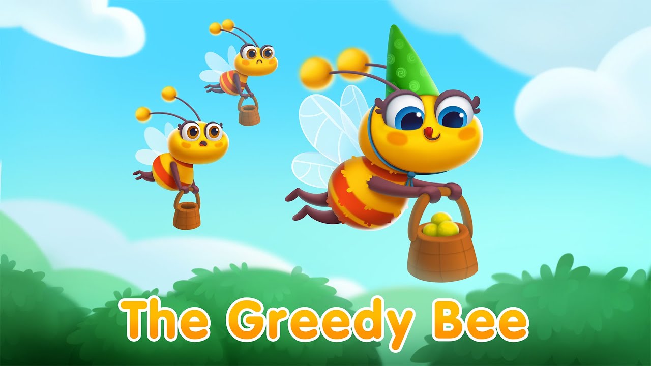The Greedy Bee - Little Stories App | Bedtime Stories for Children | Picture Books