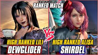 TEKKEN 8 - DEWGLIDER (High Ranked Lili) vs SHIRDEL (High Ranked Alisa) - T8 RANKED GAMEPLAY
