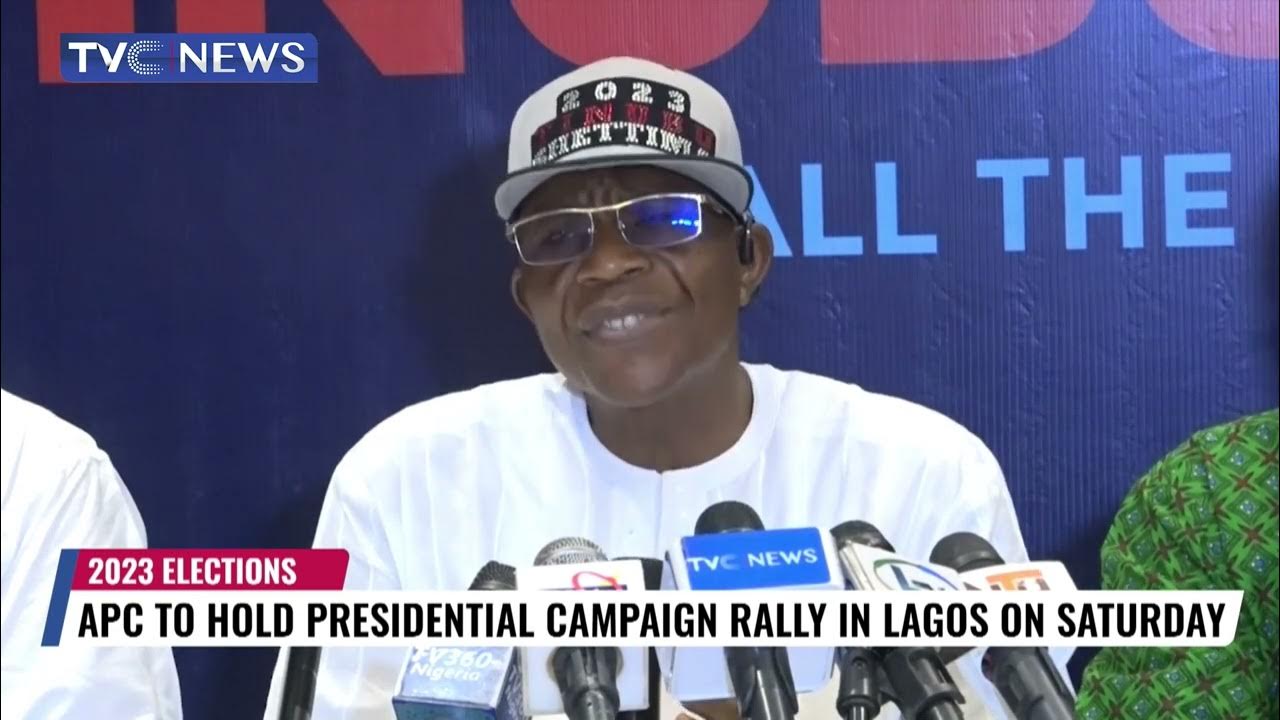 APC to Hold Presidential Campaign Rally in Lagos State on Saturday