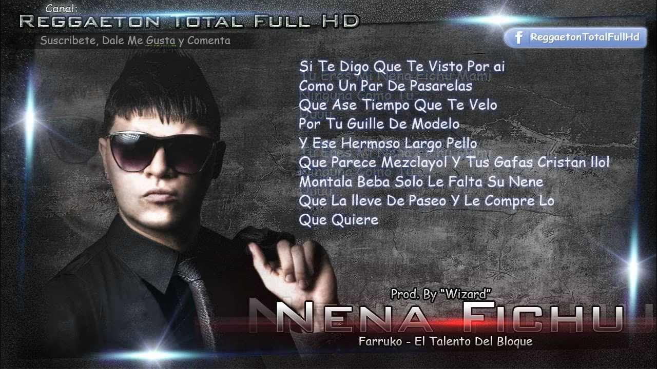 Nena Fichu (Con Letra) Farruko (Original) YouTube