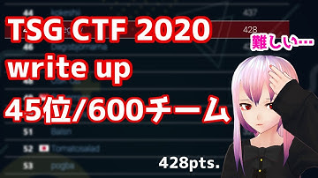 TSG CTF 2020 writeup