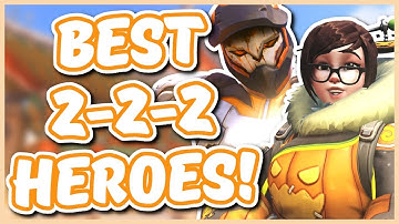 Overwatch - BEST HEROES FOR COMPETITIVE ROLE QUEUE (2-2-2 Competitive Beta!)
