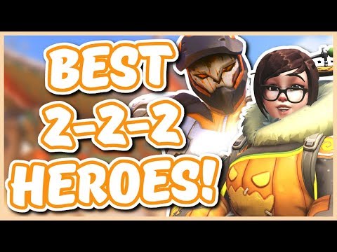 Overwatch - BEST HEROES FOR COMPETITIVE ROLE QUEUE (2-2-2 Competitive Beta!)