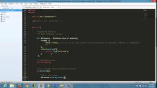 Backbone Router Basics, extend ,routes 720p