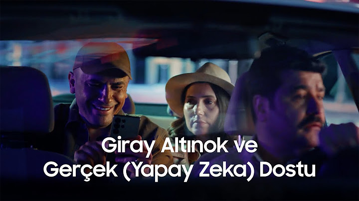 Giray Altınok ve  Gerçek (Yapay Zeka) Dostu