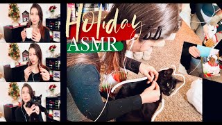 ✨ Holiday ASMR ✨ Wrapping Presents, Sweet Treats Mukbang, & Special Guests. ☕️?????