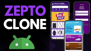 Zepto Clone App in Android | Grocery Delivery App UI in Android Studio | Kotlin App Tutorial