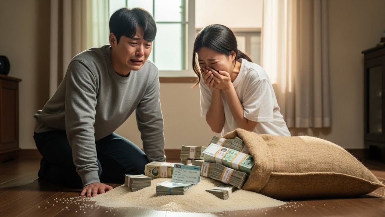 결혼식에 쌀 포대 들고 온 새아버지 창피해한 딸, 한 달 뒤 포대 속 내용물 보고 무릎 꿇고 통곡 - YouTube