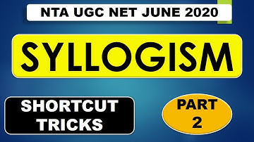 Syllogism Lec 2 unit 6 ugc net june 2020