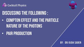 Compton Scattering and pair production