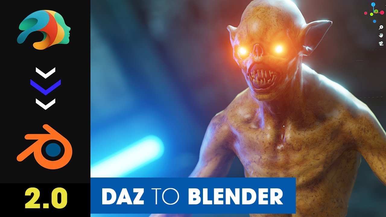 daz to blender animation