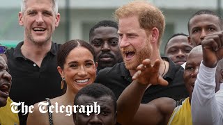 Prince Harry And Meghan Attend Adapted Volleyball Session In Nigeria