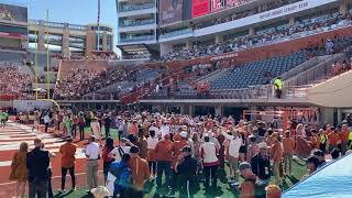 Texas Longhorn Band pre-game in DKR Oct 16, 2021 Okla St @ Texas