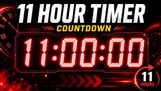 ⏳ 11 Hour Countdown Timer | 11 Hour Countdown | Perfect for Study, Work, Sleep & Productivity