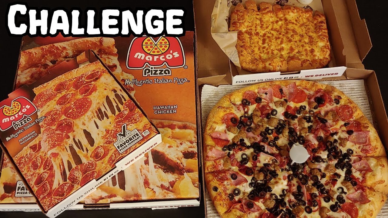 Marco S Pizza Meal Challenge Youtube