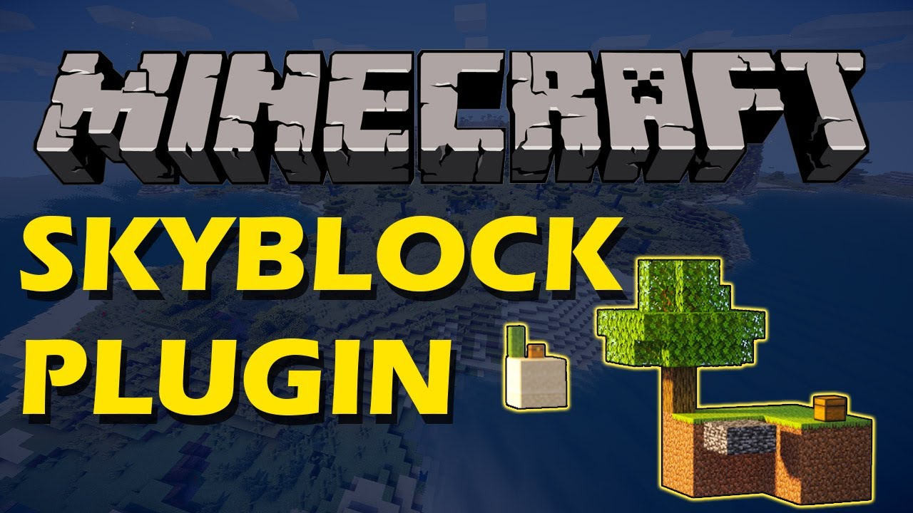 minecraft how to make skyblock server 1.14