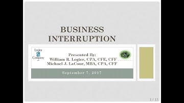 Business Interruption: How to Navigate Covered Cause of Loss in the Wake of a Disaster