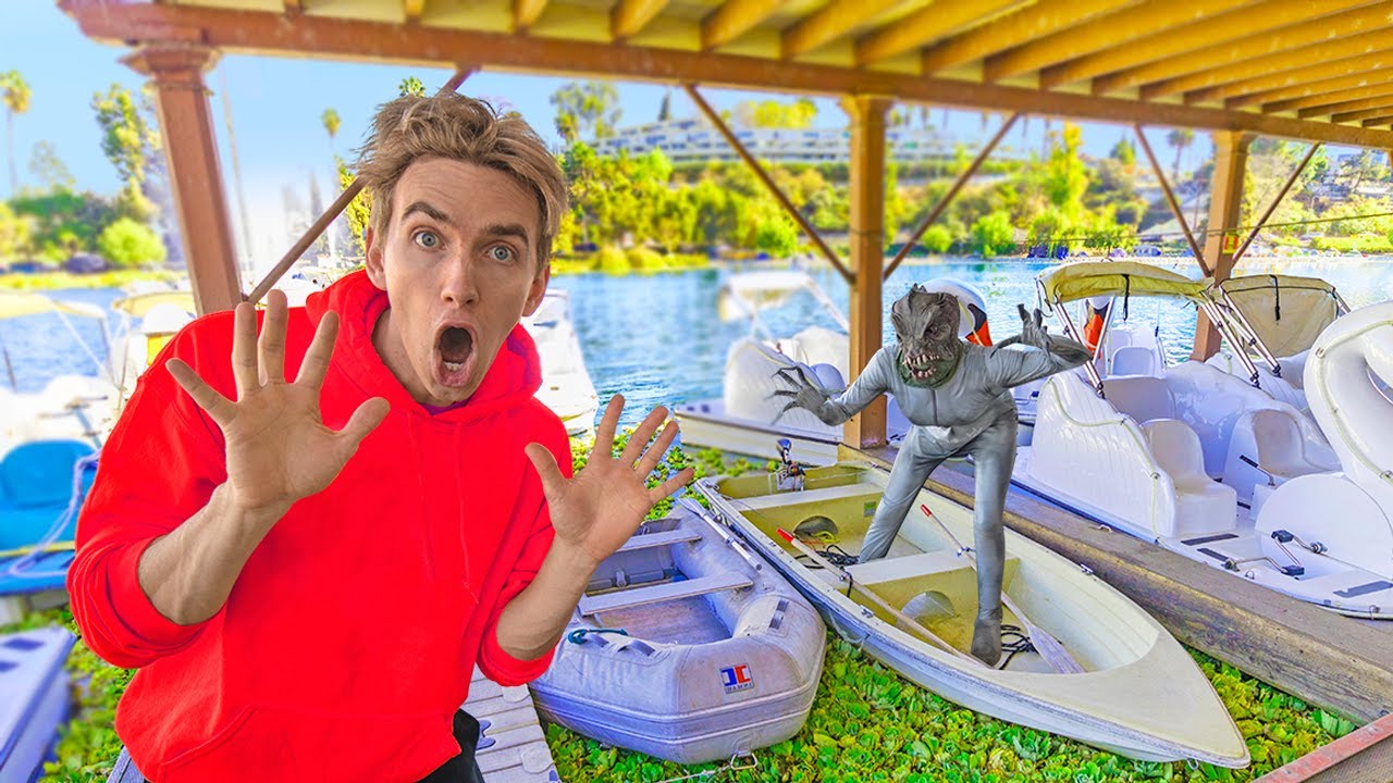 POND MONSTER SPOTTED in NEW SECRET HIDEOUT!!