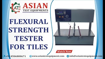 Flexural Strength Tester For Tiles | Asian Flexural Strength Tester | Concrete Tiles Flexural Test|