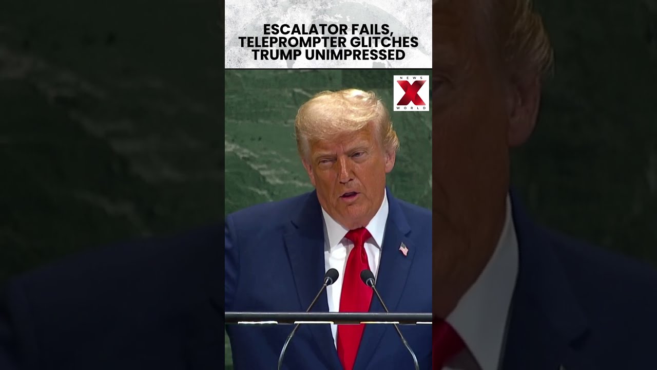  Unga Trump Jokes UN Gave Me A Bad Escalator And Teleprompter NewsX World