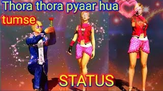 thora thora pyar hua || song garena free fire || love story || watsapp status para A3,A5,A6,A7,J2,J5