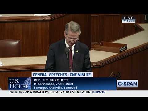 Rep Burchett honors the life of Ann Weigel on the House floor