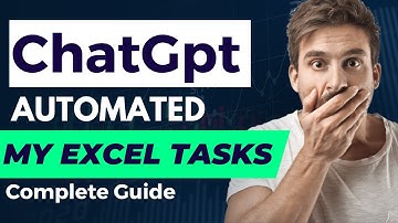 Power of Excel and ChatGPT: Say Goodbye to Manual Tasks- Excel Automation with ChatGPT & VBA 😲😲