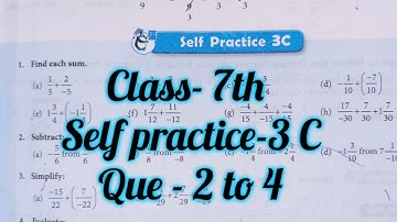 new learning composite mathematics class 7 self practice 3c | schand maths class7 solutions chapter3