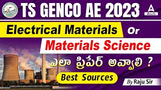 TS GENCO AE Preparation Strategy 2023 | Electrical Materials Or Material Science | Best Sources