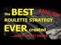 Best roulette strategy ever to win  follow the leader roulette strategy  make 200 daily