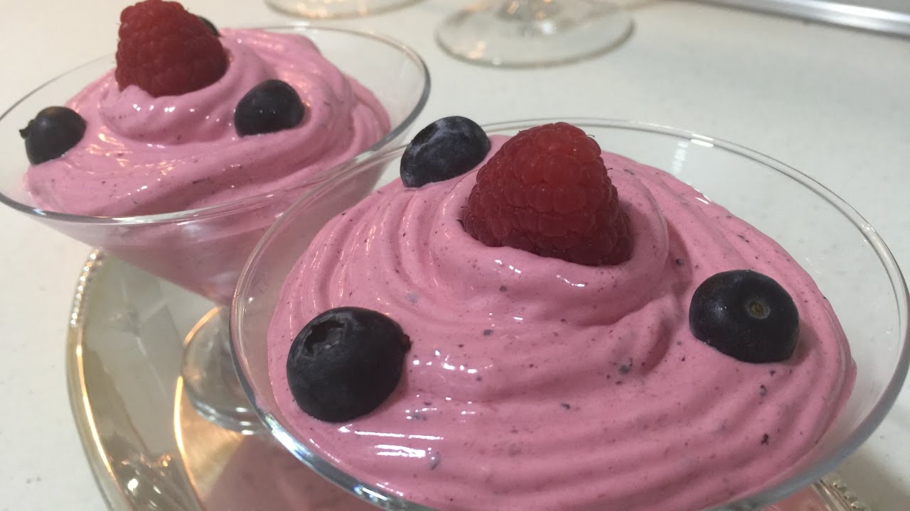 Mousse de frutos rojos, Monsieur Cuisine SilverCrest, Lidl