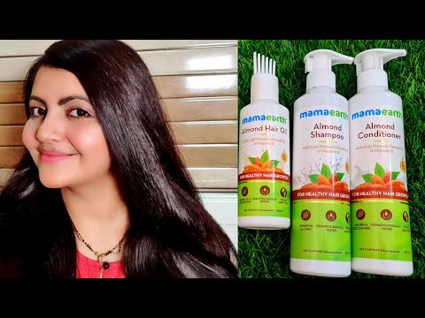 MamaEarth almond shampoo conditioner hairoil for dry itchy scalp in winters | RARA |haircare routine